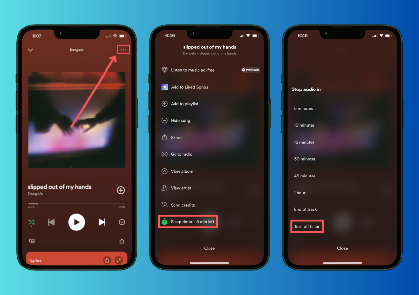How to Turn Off the Spotify Sleep Timer