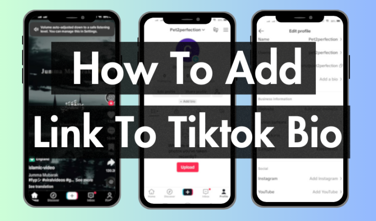 How To Add Link To Tiktok Bio A Step By Step Guide
