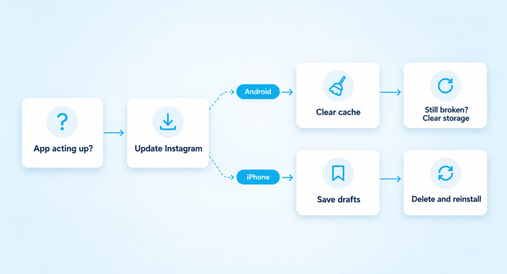 How To Clear Instagram Cache on Android, iPhone and Desktop