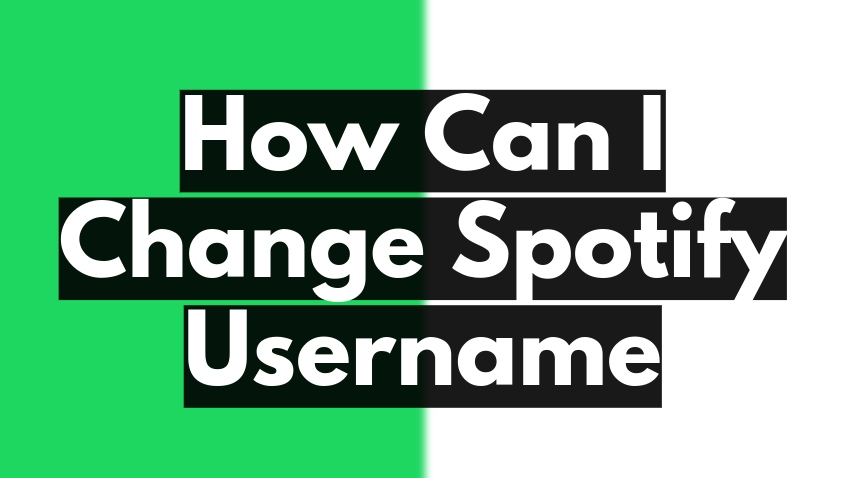 How to change spotify username