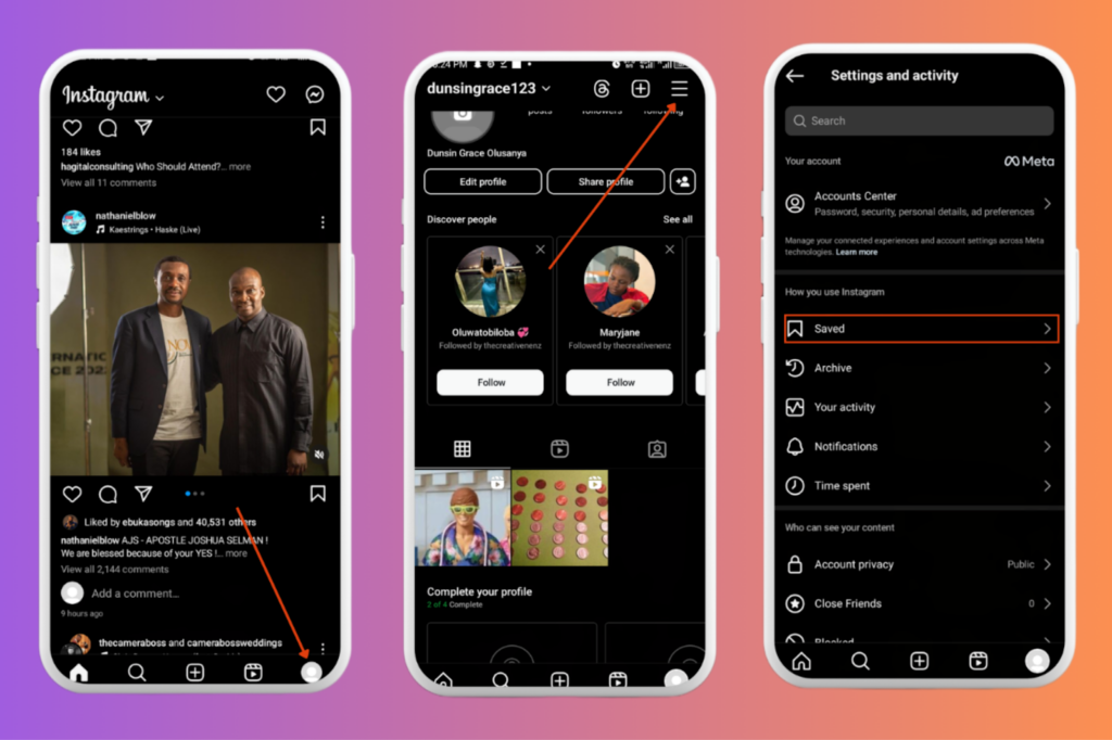 Accessing Saved Songs from Instagram Posts and Reels