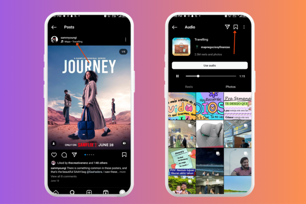 How to Save Songs from Instagram posts and Reels