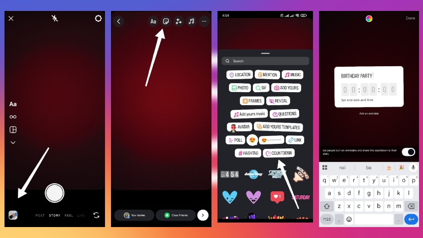 how-to-do-birthday-countdown-on-instagram
