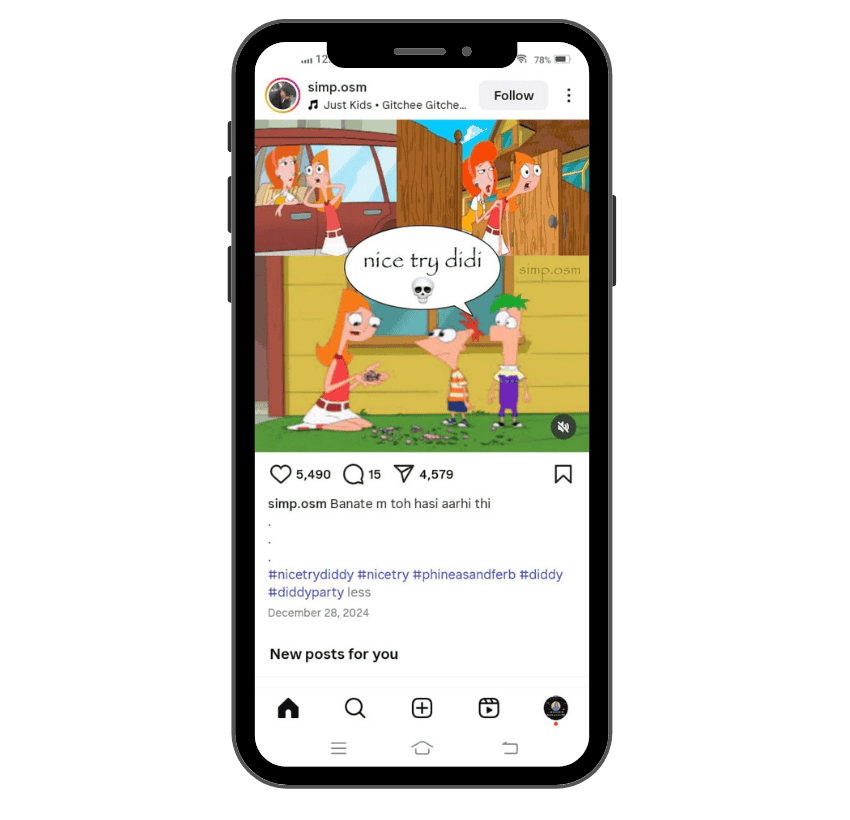 What Does "Nice Try Diddy" Mean on Instagram?