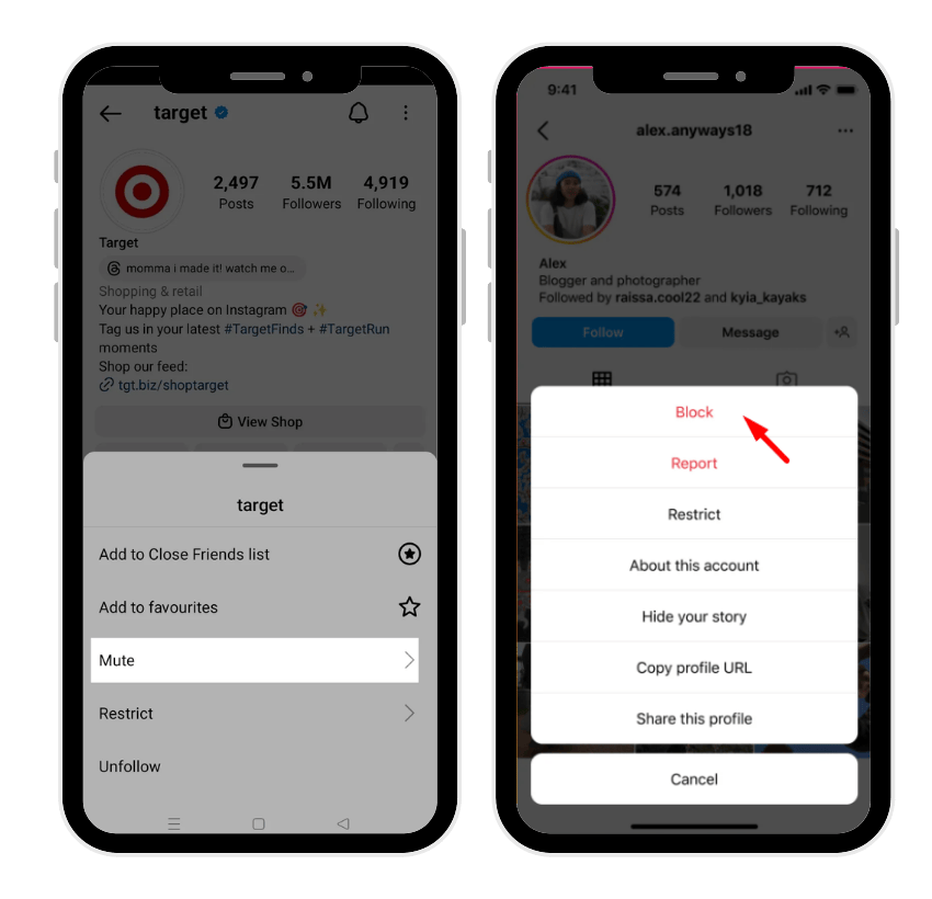 instagram-mute-vs-block